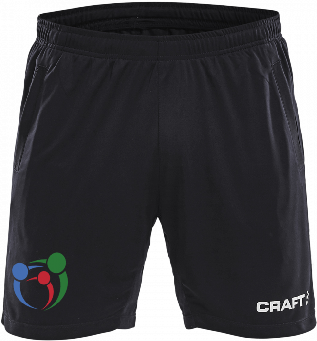 Craft - Fjordlandslisten Shorts - Negro & blanco
